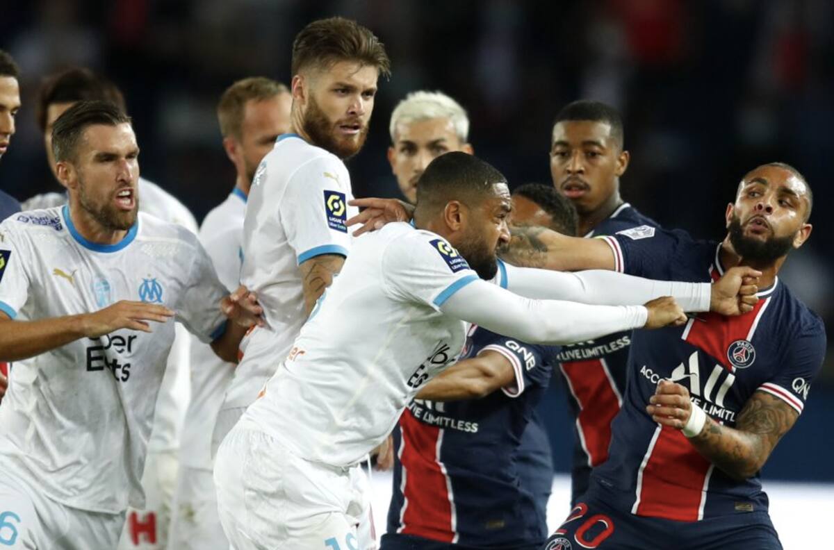 Los fuertes castigos que recibieron los expulsados del duelo entre PSG y Marsella