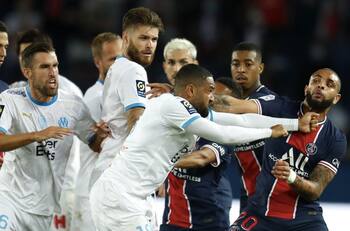 Los fuertes castigos que recibieron los expulsados del duelo entre PSG y Marsella