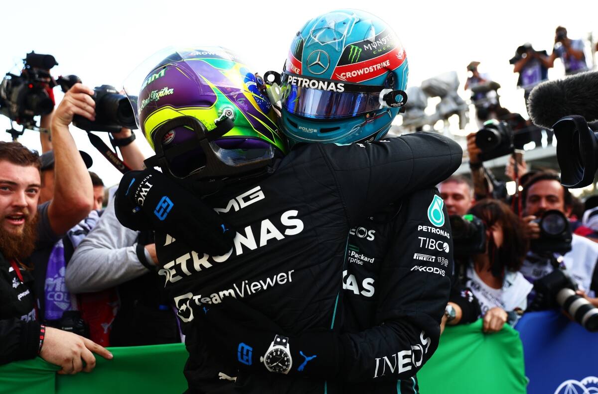 Fórmula 1: Mercedes con George Russell logró su primera victoria del año en la carrera Sprint del Gran Premio de Brasil