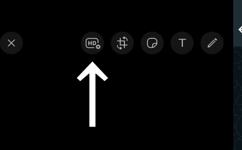 Aquel logo de "HD" aparecerá antes de mandar fotos por WhatsApp