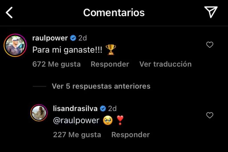 La pareja se dedico lindas palabras luego de la primera noche de competencia en "Aquí se baila" / Instagram