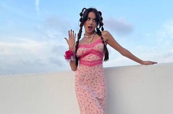 Se olvidó de Joshua Bassett: Olivia Rodrigo encontró el amor y fue vista con su nueva pareja en premiere de "Slam Dunk"