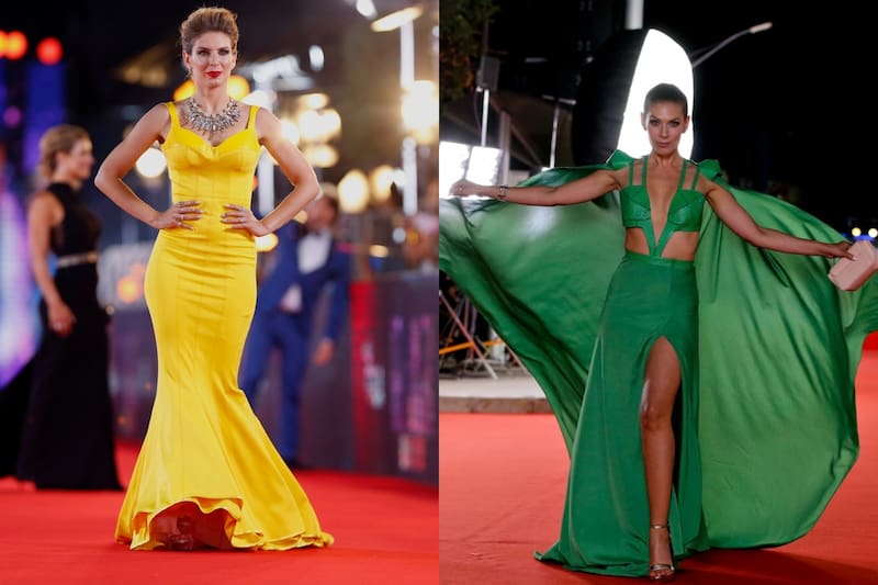 Looks que utilizo la modelos en galas anteriores del Festival de Viña