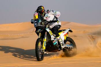 Pablo Quintanilla recupera terreno en el Rally Dakar 2021: "Ha sido un día realmente bueno"