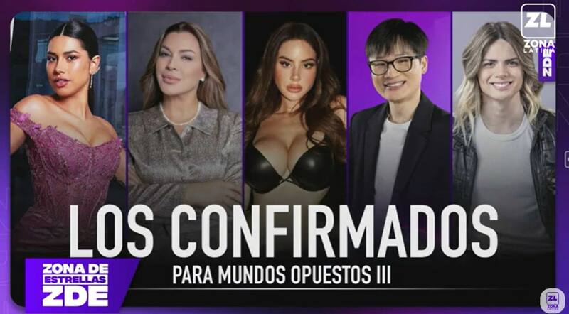Estos participantes ya estarían listos para entrar a Mundos Opuestos. Créditos: Captura Zona Latina