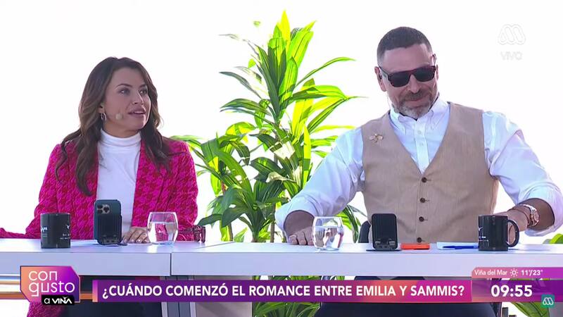 El matinal estuvo comentando la relación entre Emilia Dides y Sammis Reyes. Créditos Captura: YouTube.