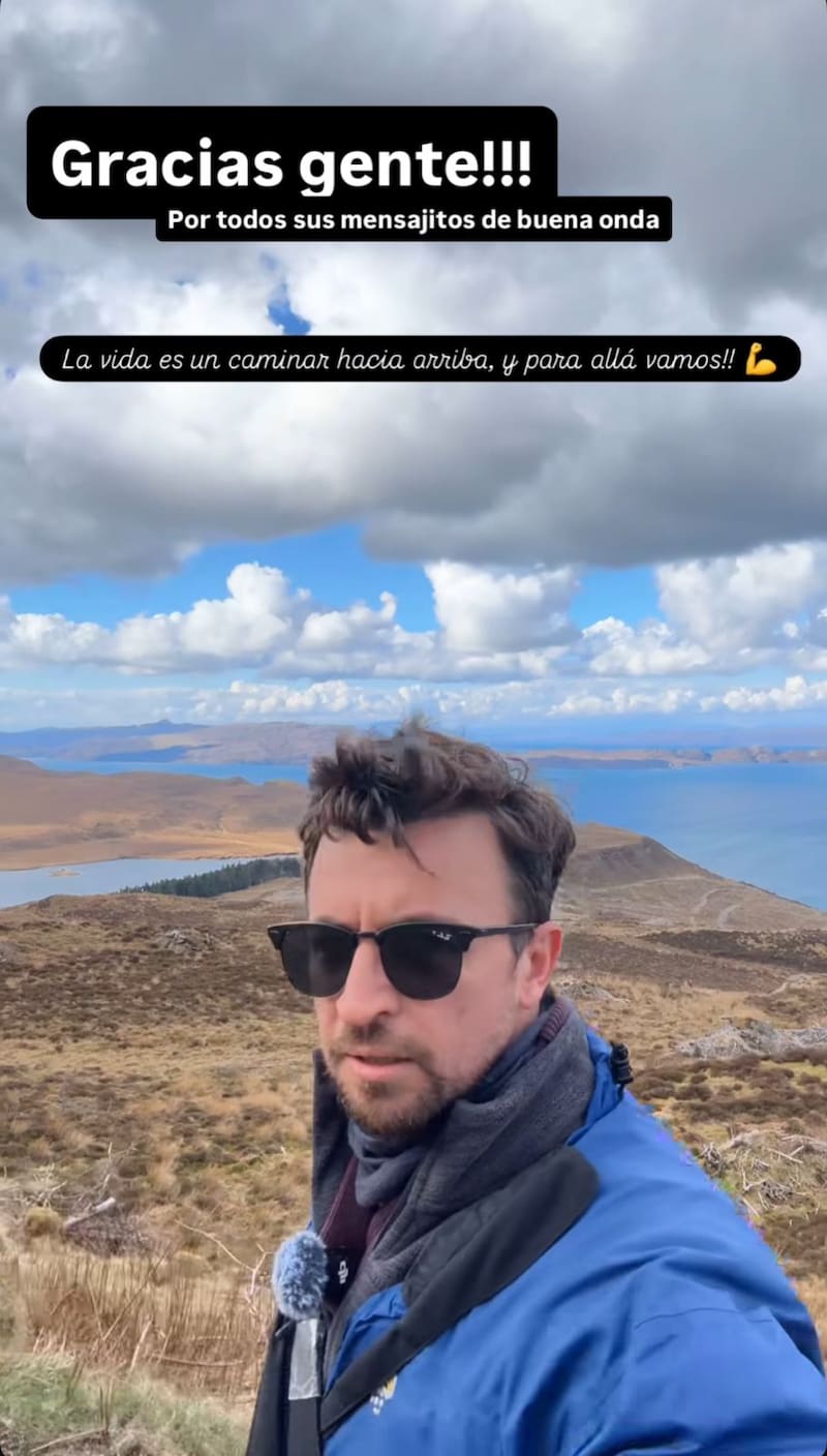 El mensaje compartido por el geógrafo en sus redes sociales.