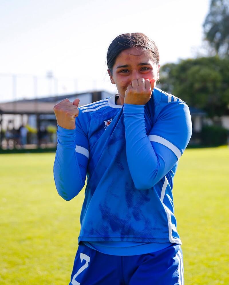 La hija de Chupete anotó en penales ante Colo Colo