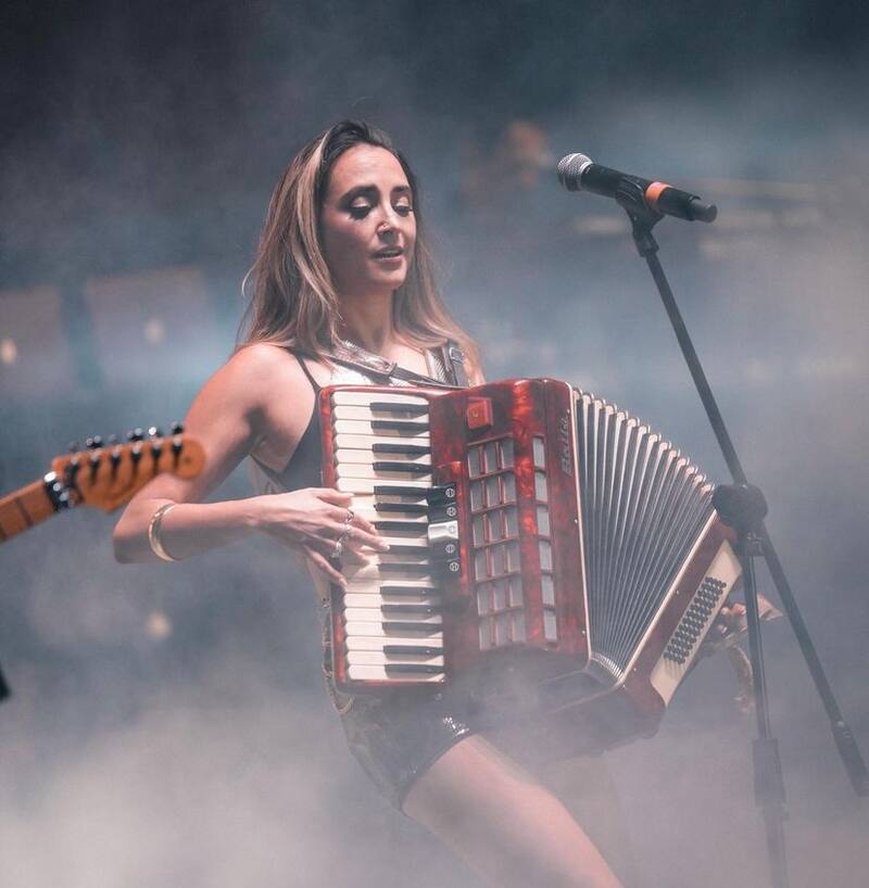 La cantante chilena/argentina en su paso por El Salvador / Instagram