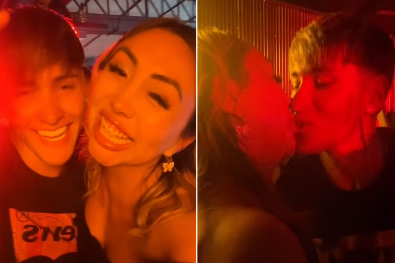 y Hans Valdés coincidieron en local nocturno. Créditos: Instagram