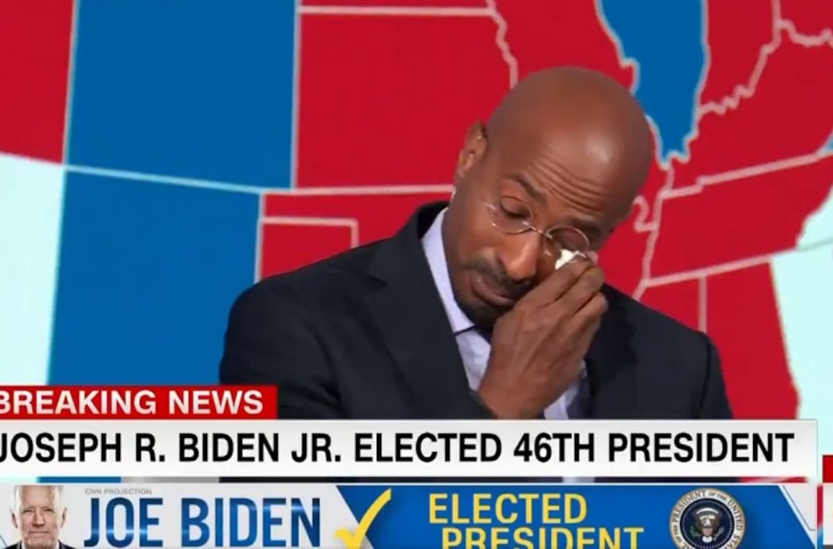 Presentador de CNN se emocionó hasta las lágrimas tras derrota de Donald Trump