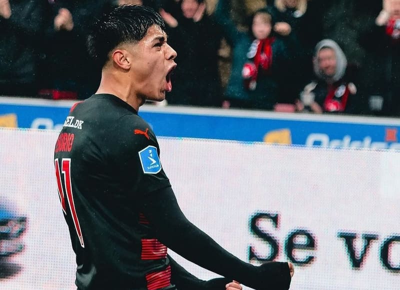 Darío Osorio está a un paso de ser campeón y clasificar a Champions League.