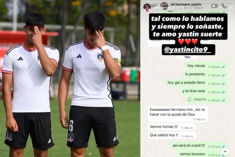 Los jóvenes futbolistas de Colo Colo predijeron el gol de Yastin contra Everton. Foto: Colo Colo Oficial.