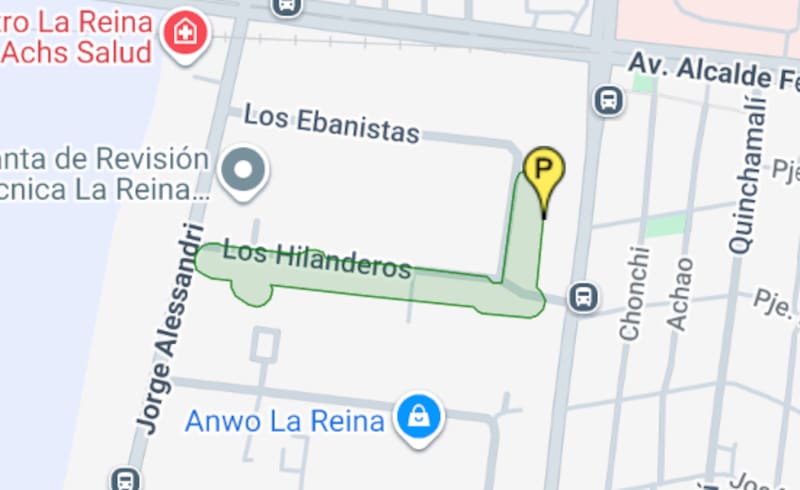 Solo calle Los Hilanderos tendrá corte de suministro. Foto: Aguas Andinas.