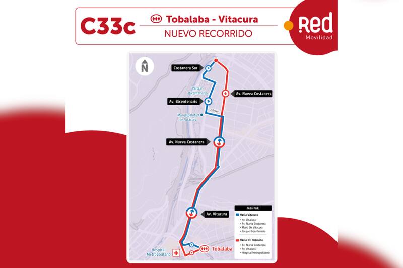 Presentan el nuevo servicio que funcionará en la comuna de Providencia y Vitacura.