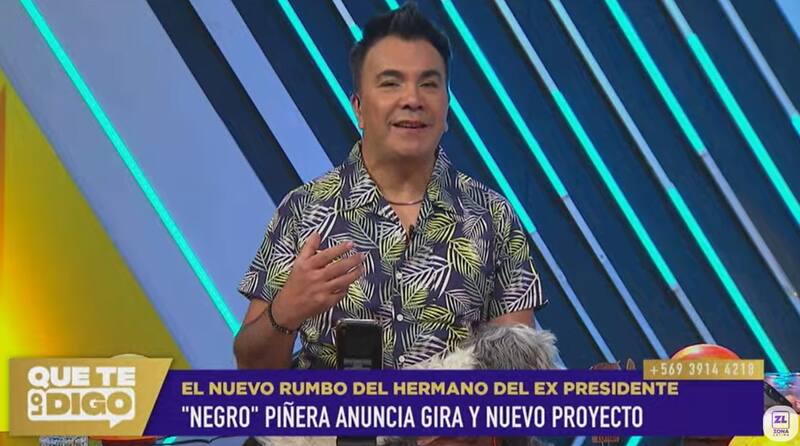 Luis Sandoval se contactó con Negro Piñera. Créditos: Pantallazo CHV