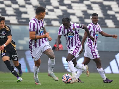 Con 3 juveniles de Colo Colo: así fue el último entrenamiento del Real Valladolid en Chile