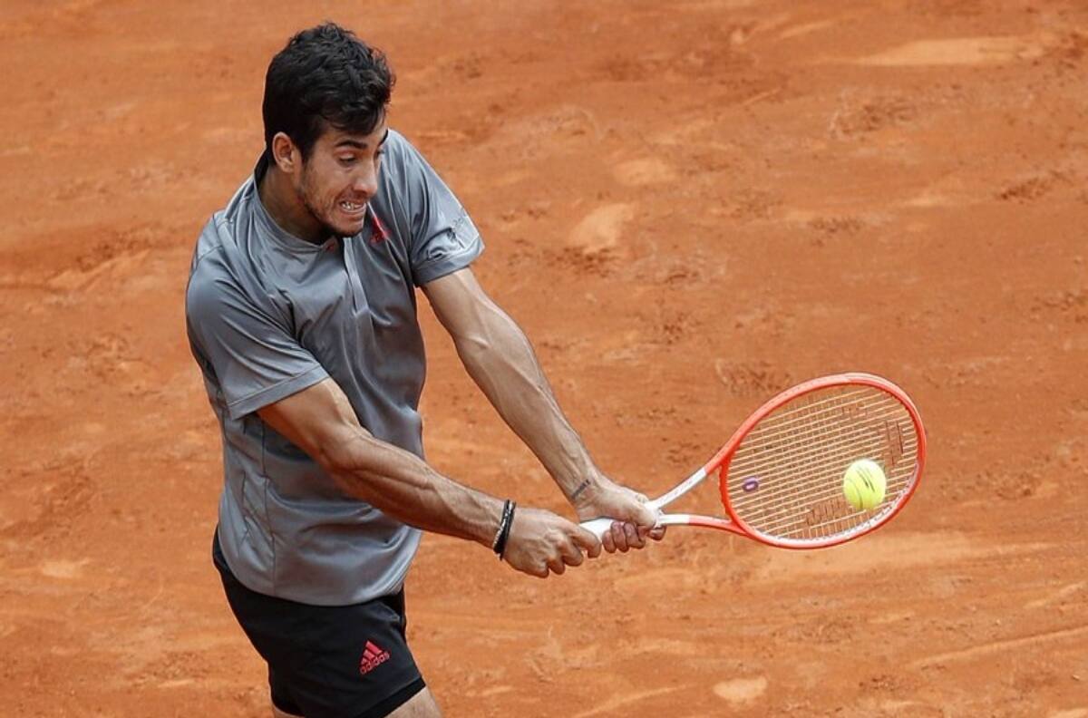 VIDEO: Así fue el match point de Cristian Garín en Roma que nadie pudo ver