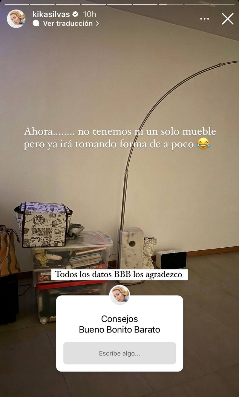 Kika Silva pidió consejos para poder decorar su nuevo hogar.