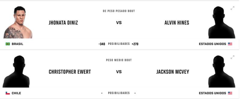 ya es parte de la cartelera oficial de la UFC