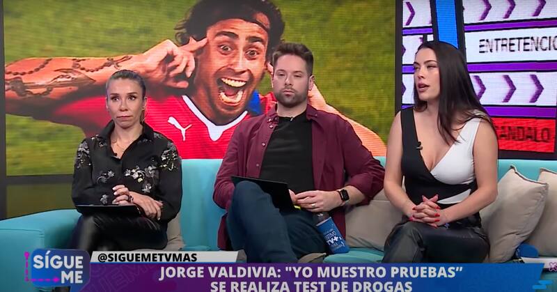 Daniela Aránguiz defendió con todo a Jorge Valdivia.