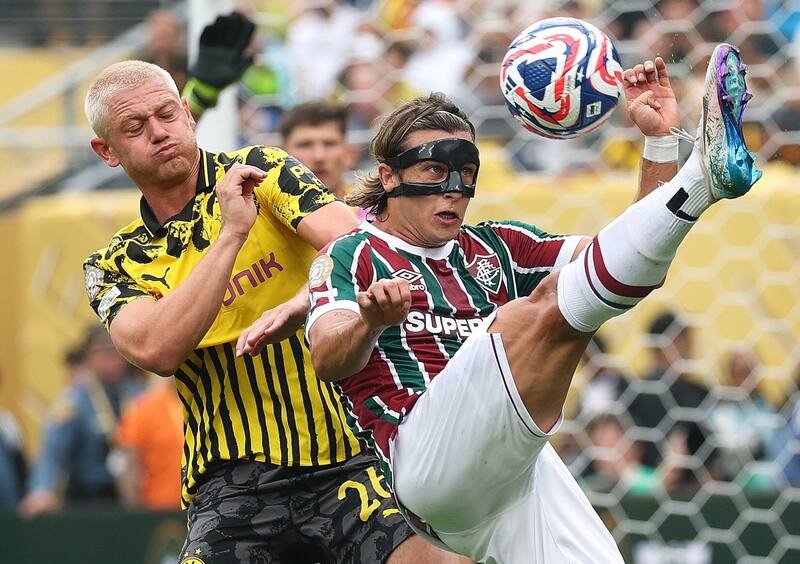 con Fluminense en el Mundial de Clubes. Foto: Fluminense