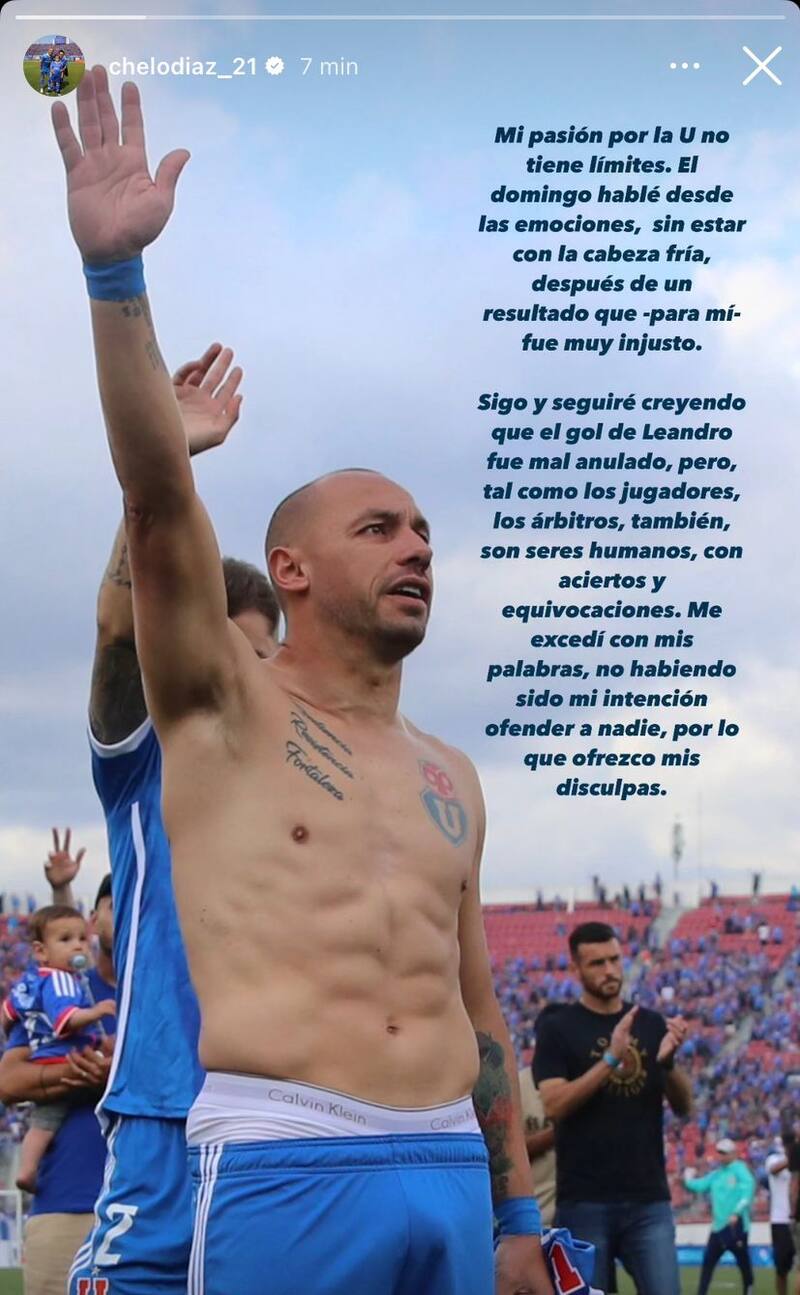 Disculpas de Marcelo Díaz.