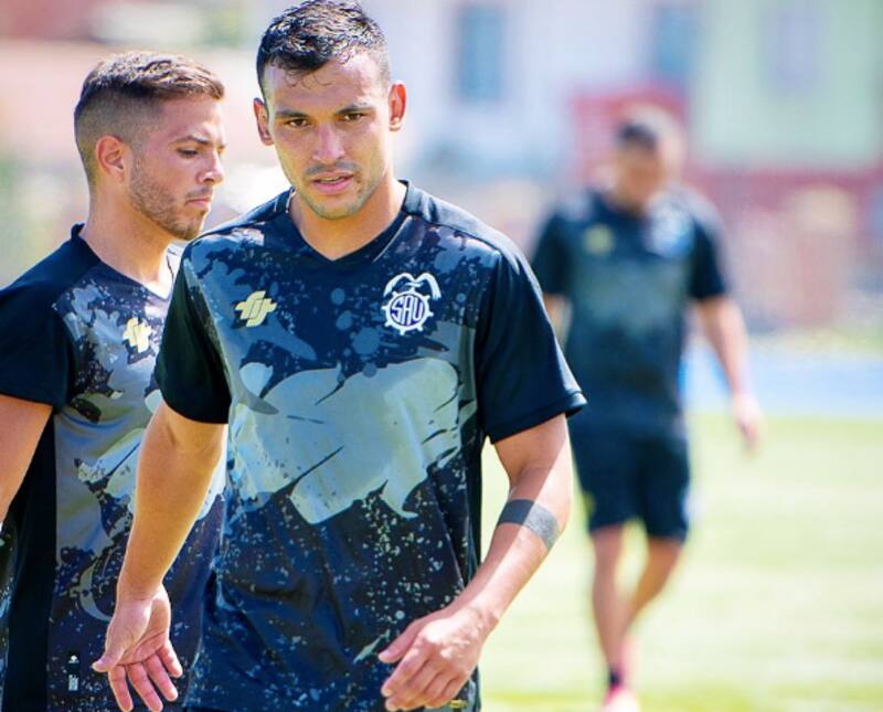 Rodrigo Gattas, delantero de San Antonio Unido.