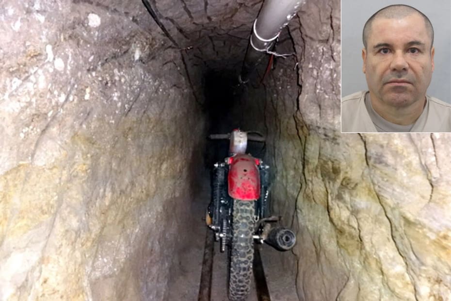 El plan ideado por la esposa del capo narco incluía la construcción de un túnel de más de un kilómetro equipado con una moto a rieles, iluminación y ventilación propia.