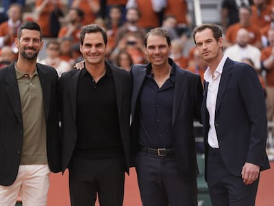 Con Federer, Djokovic y Alcaraz: así fue el emocionante homenaje de Roland Garros a Rafael Nadal