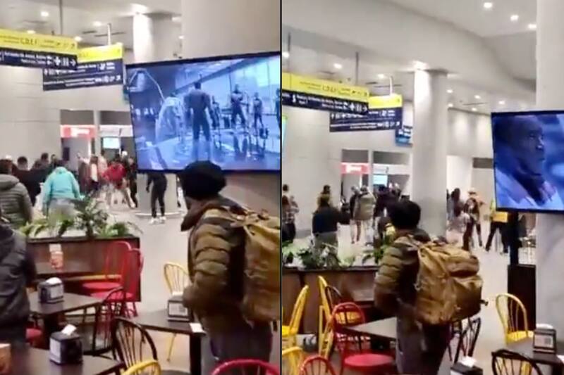 se vieron envueltos en una fuerte pelea.