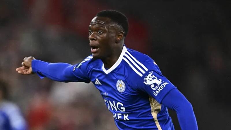 Patson Daka suma 7 goles en el Leicester City este 2024.