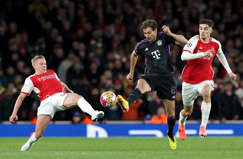 Arsenal y Bayern empataron en Londres Foto: EFE/EPA/ANDY RAIN