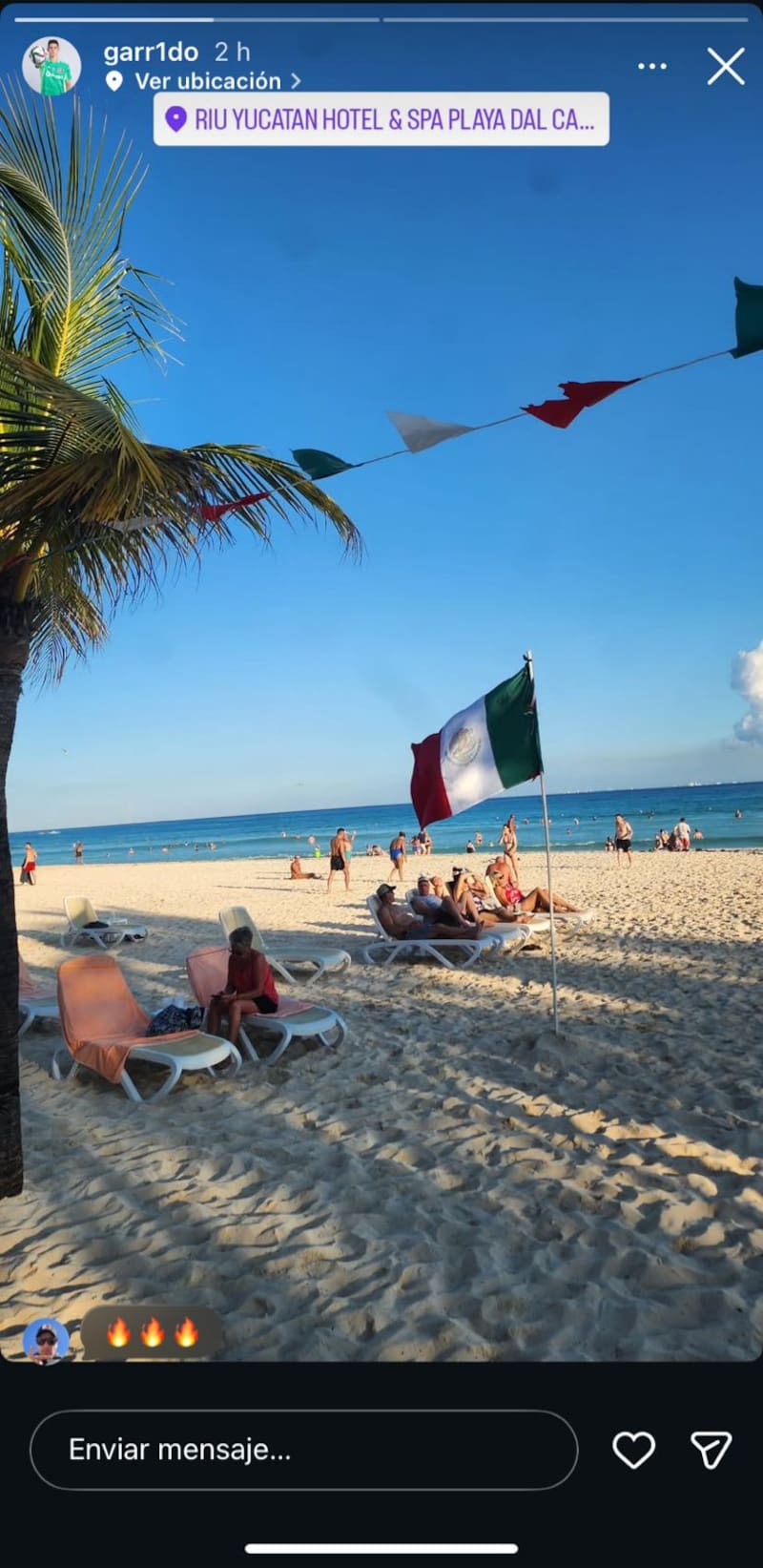 Vacacionando en Cancún.