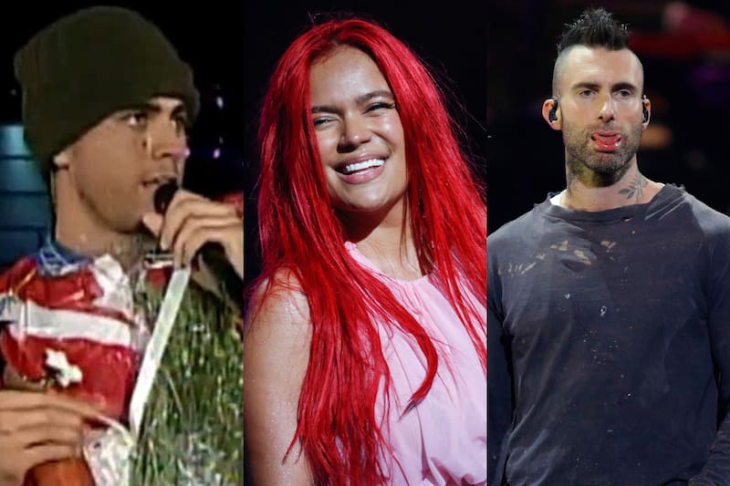 Karol G hizo recordar a Enrique Iglesias y Adam Levine con su show en Viña 2023. Créditos: ATON