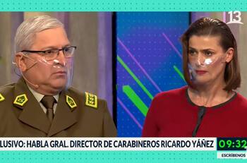 Tonka Tomicic solidariza con La Red con pregunta que descolocó al general director de Carabineros en "Bienvenidos"