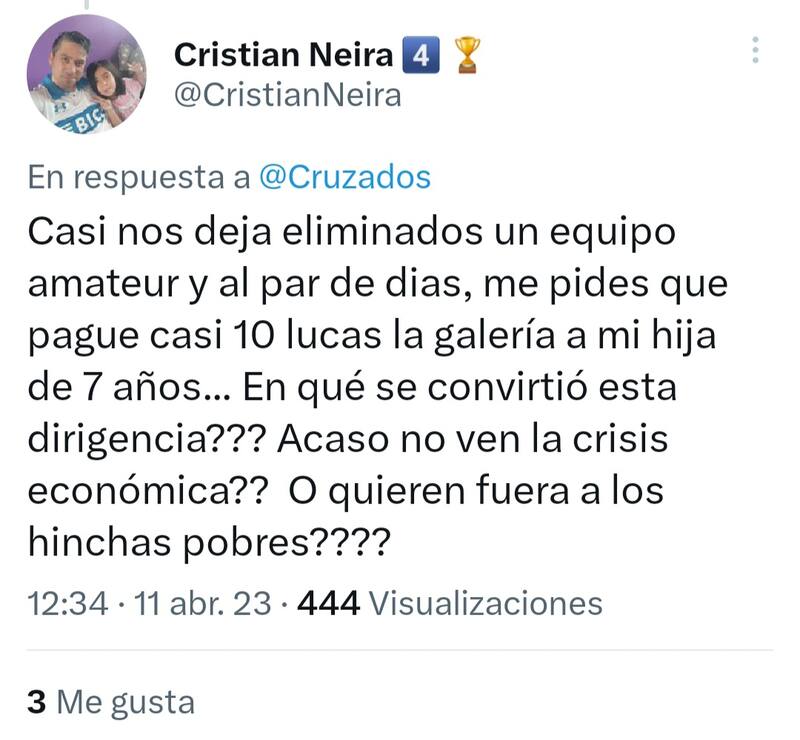 Críticas hinchas de U. Católica