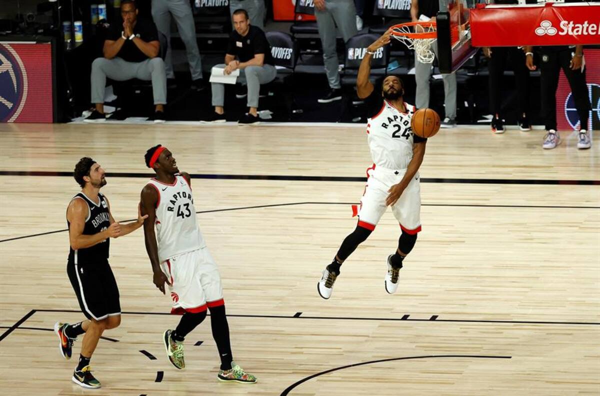 Por paliza: Toronto Raptors es semifinalista de la NBA a costa de Brooklyn Nets
