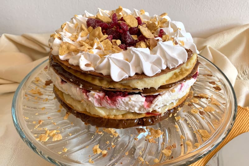 Este pastel es muy sencillo de preparar.