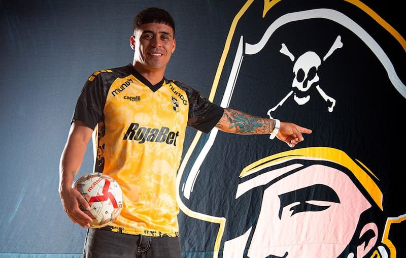 En su presentación como refuerzo del cuadro Pirata a fines del 2024. Foto: Coquimbo Unido.
