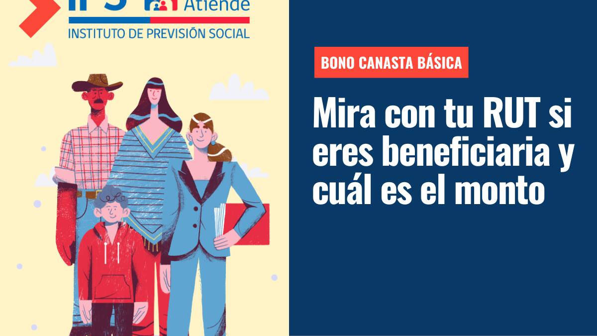 Bono Canasta Básica Familiar se paga hoy: Mira con tu RUT si eres beneficiaria y cuál es el monto a recibir