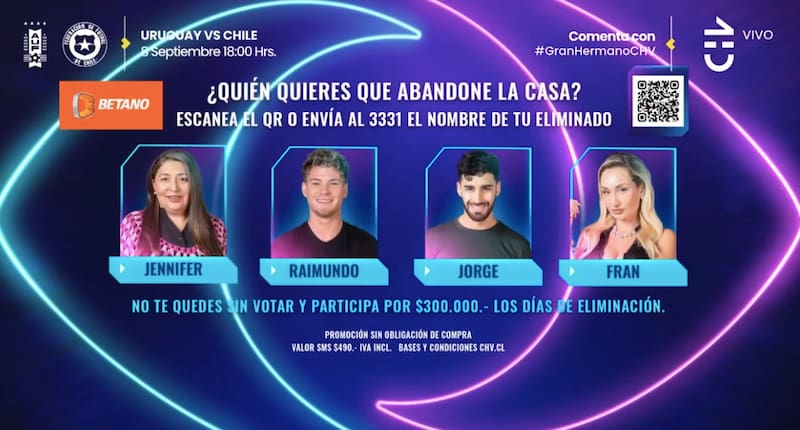 La nueva placa de "Gran Hermano" Chile. Foto: CHV.