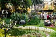 Cafetería emplazada en un antiguo parque que contiene un precioso jardín escondido: Ideal si quieres relajarte en mitad de semana