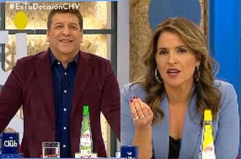 "Es el abrigo de Leo Caprile": Julio César Rodríguez y Monserrat Álvarez bromearon con el vestidor del canal y la chaqueta del animador