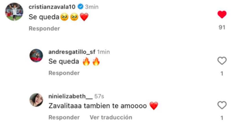 El comentario de Cristián Zavala en la publicación de Alan Saldivia que fue replicado por los hinchas de Colo Colo