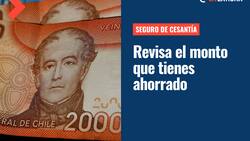 Seguro de Cesantía: ¿Cómo saber cuánto dinero tengo ahorrado en mi cuenta?