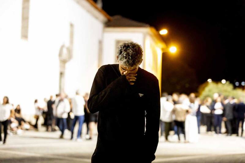 Finalmente llegó a la misa de su excompañero y André Silva.