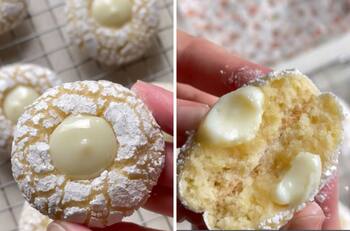 Exquisita receta de galletas craqueladas de pie de limón: Perfectas para acompañar el té en días de frío