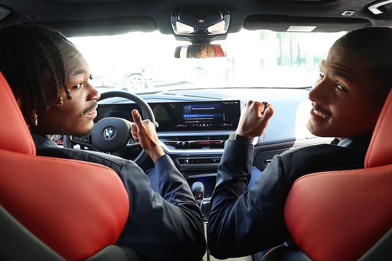 Los compañeros de CR7 también recibieron autos de BMW / instagram @bmwm