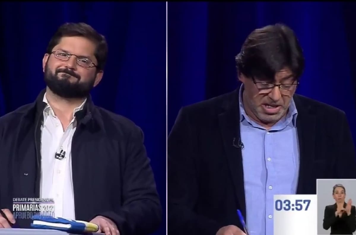 Debate Apruebo Dignidad: Daniel Jadue y Gabriel Boric tuvieron su último choque previo a primarias